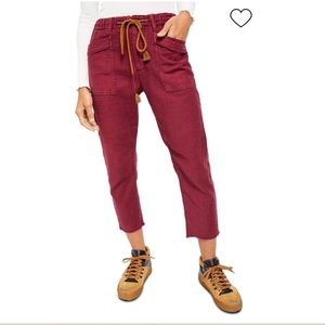 Free People City Slouch Boyfriend Pants